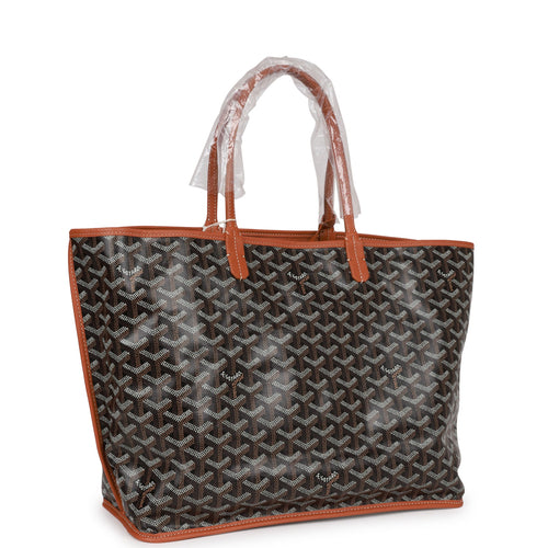 Goyard Goyardine Black Anjou PM Reversible Tote Bag Palladium Hardware