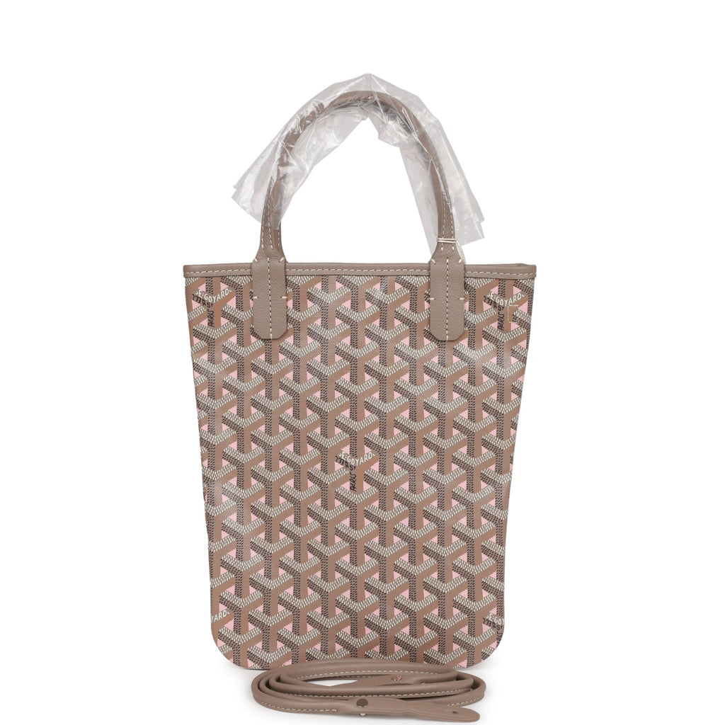Goyard Goyardine Pink Poitiers Claire-Voie Mini Tote Bag Palladium Har –  Madison Avenue Couture