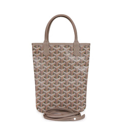Goyard Goyardine Green Poitiers Claire-Voie Mini Tote Bag Palladium Hardware