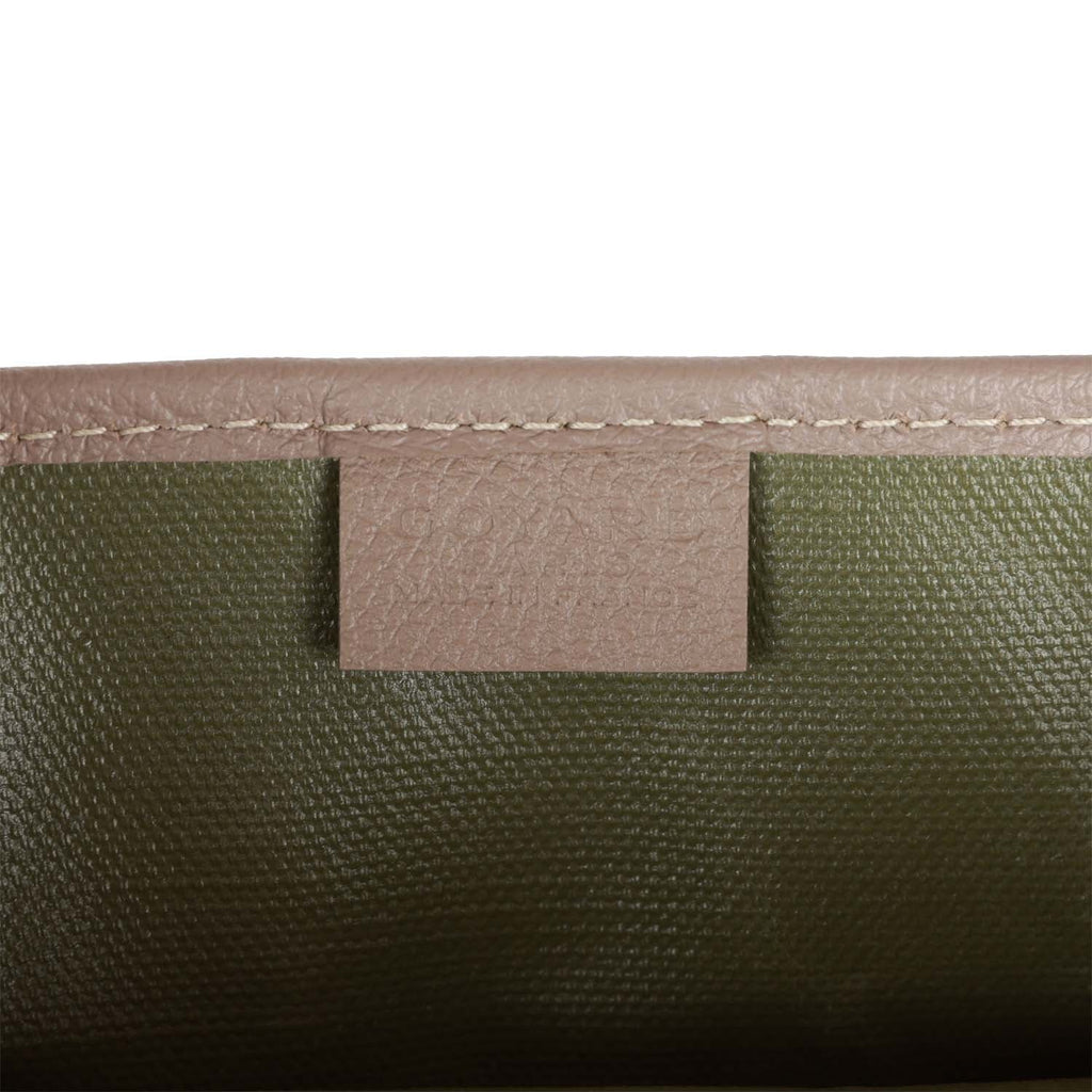 Goyard Goyardine Green Poitiers Claire-Voie Mini Tote Bag Palladium Hardware