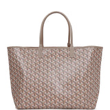 Goyard Goyardine Greige and Pink St. Louis PM Tote Bag Palladium Hardware