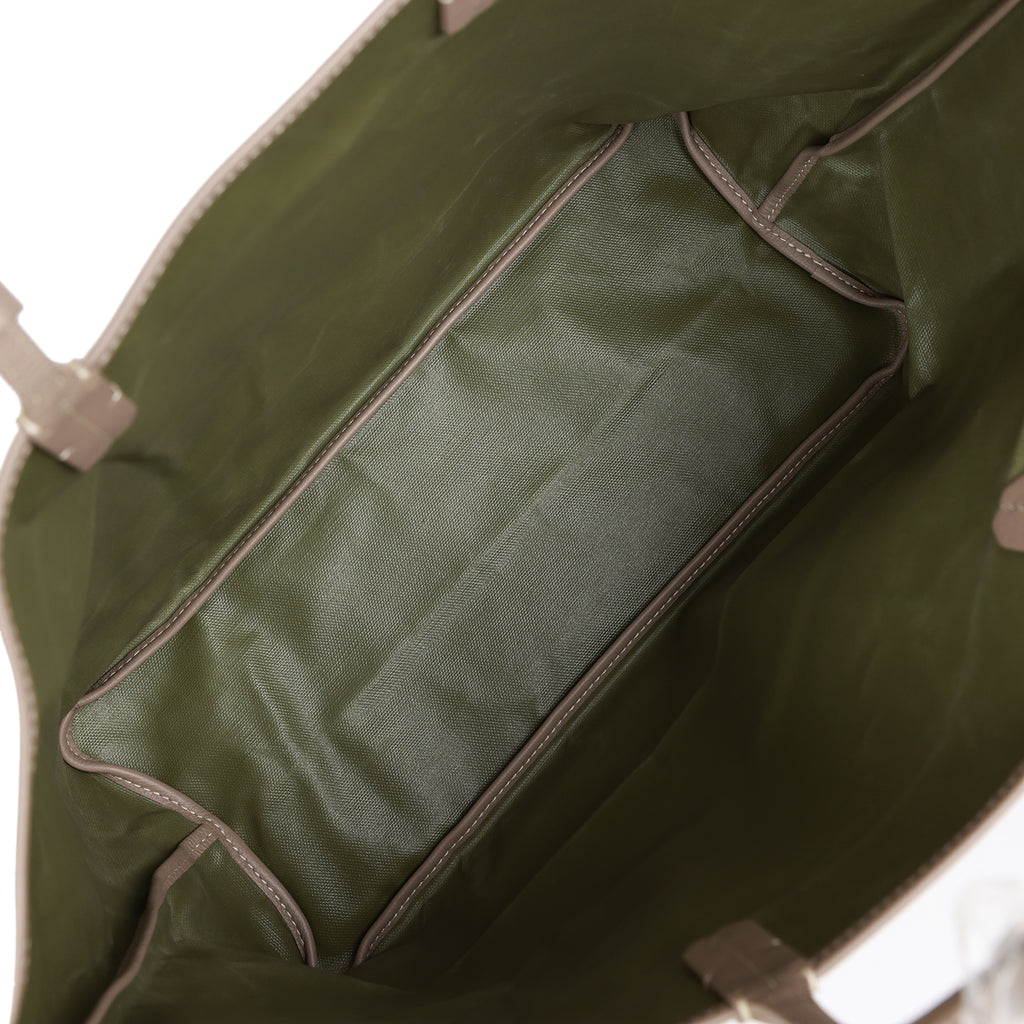Goyard Goyardine Khaki St. Louis PM Tote Bag Palladium Hardware – Madison  Avenue Couture