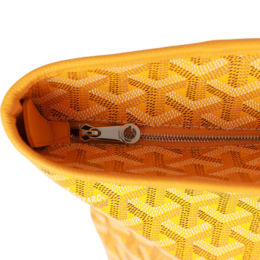Goyard Goyardine Yellow Artois PM Tote Bag Palladium Hardware – Madison  Avenue Couture