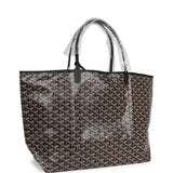 Goyard Goyardine Black St. Louis GM Tote Bag Palladium Hardware