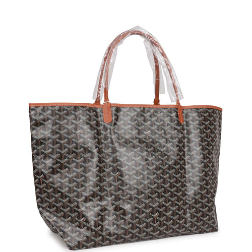 Goyard Goyardine Black St. Louis GM Tote Bag Palladium Hardware