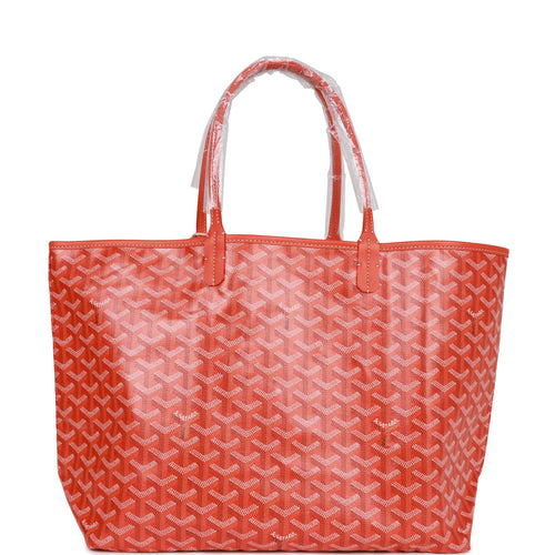 The Coveted Goyard Saint-Louis PM Tote bag in Red canvas and