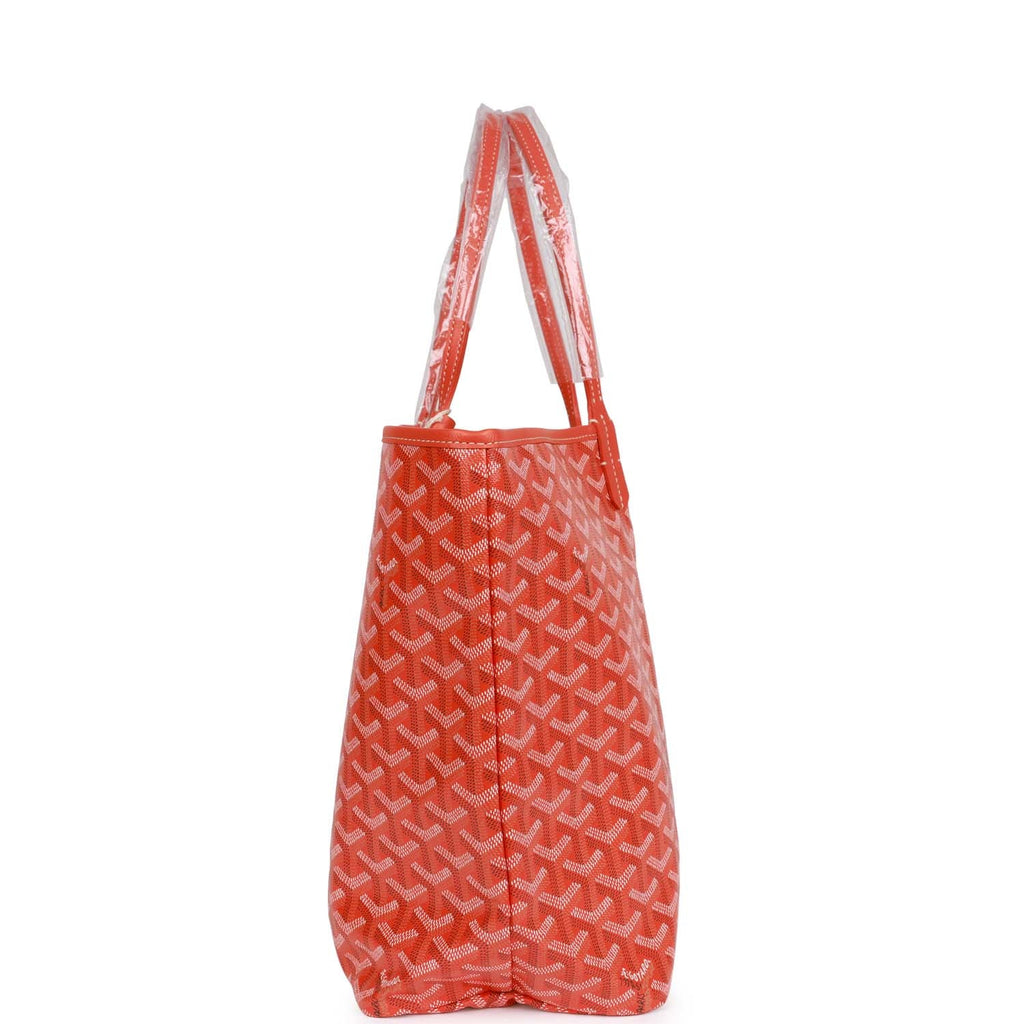 Goyard Goyardine Orange St. Louis GM Tote Bag Palladium Hardware – Madison  Avenue Couture