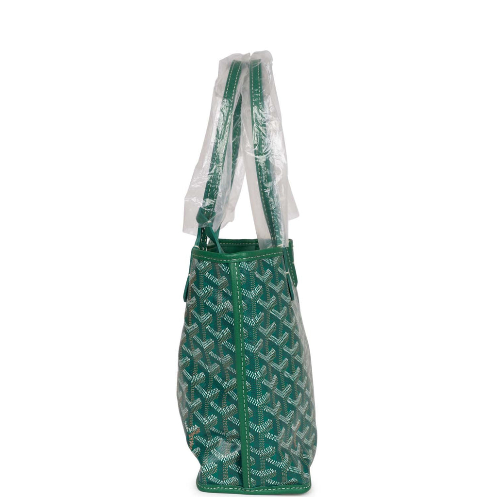 goyard tote bag green