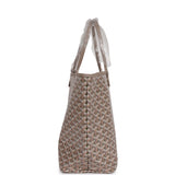 Goyard Goyardine Greige and Green St. Louis PM Tote Bag Palladium Hardware