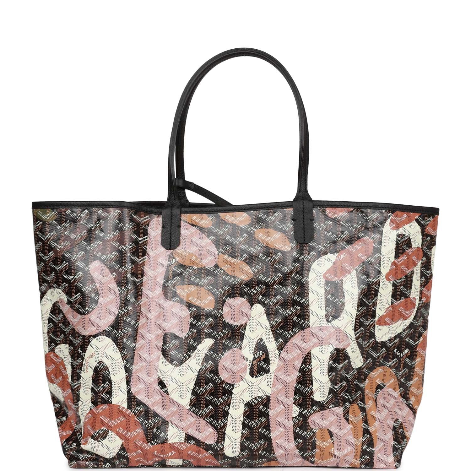 Goyard Limited Edition Black Goyardine Canvas Lettres Camouflage St. L ...