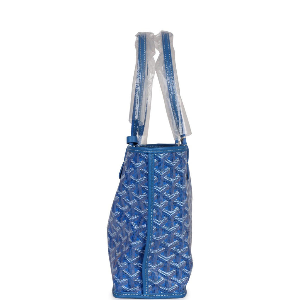 Goyard Goyardine Mini Anjou Tote Bag w/ Pouch - Blue Totes, Handbags -  GOY36265