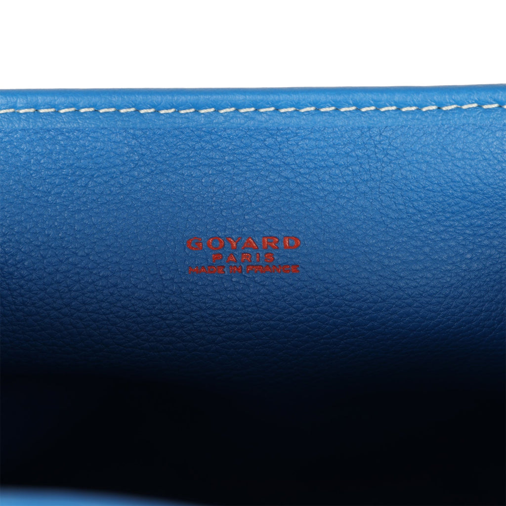 Goyard Goyardine Blue Anjou Mini Reversible Tote Bag Palladium Hardwar –  Madison Avenue Couture