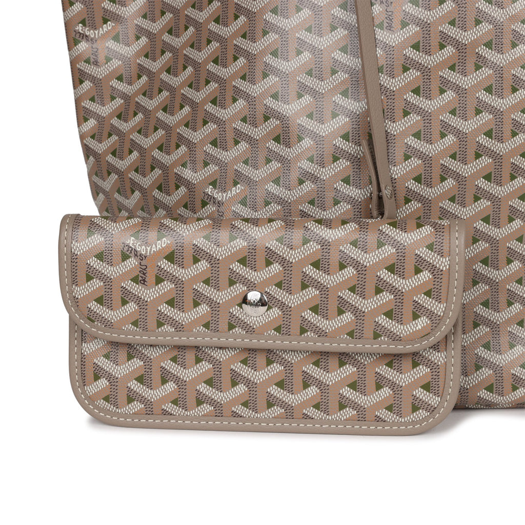 Goyard Saigon Structure Nano Bag Greige Goyardine Palladium Hardware –  Madison Avenue Couture