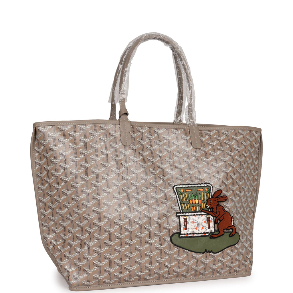 GOYARD Goyardine Reversible Anjou PM Grey 255220