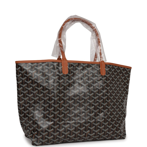 Goyard Goyardine Black St. Louis PM Tote Bag Palladium Hardware
