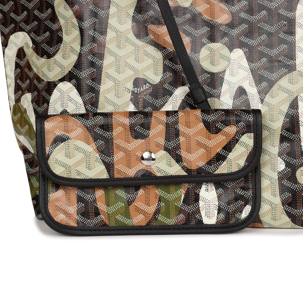 Goyard Limited Edition Green Lettres Camouflage Goyardine Coated Canvas St.  Louis PM, 2023 Available For Immediate Sale At Sotheby's
