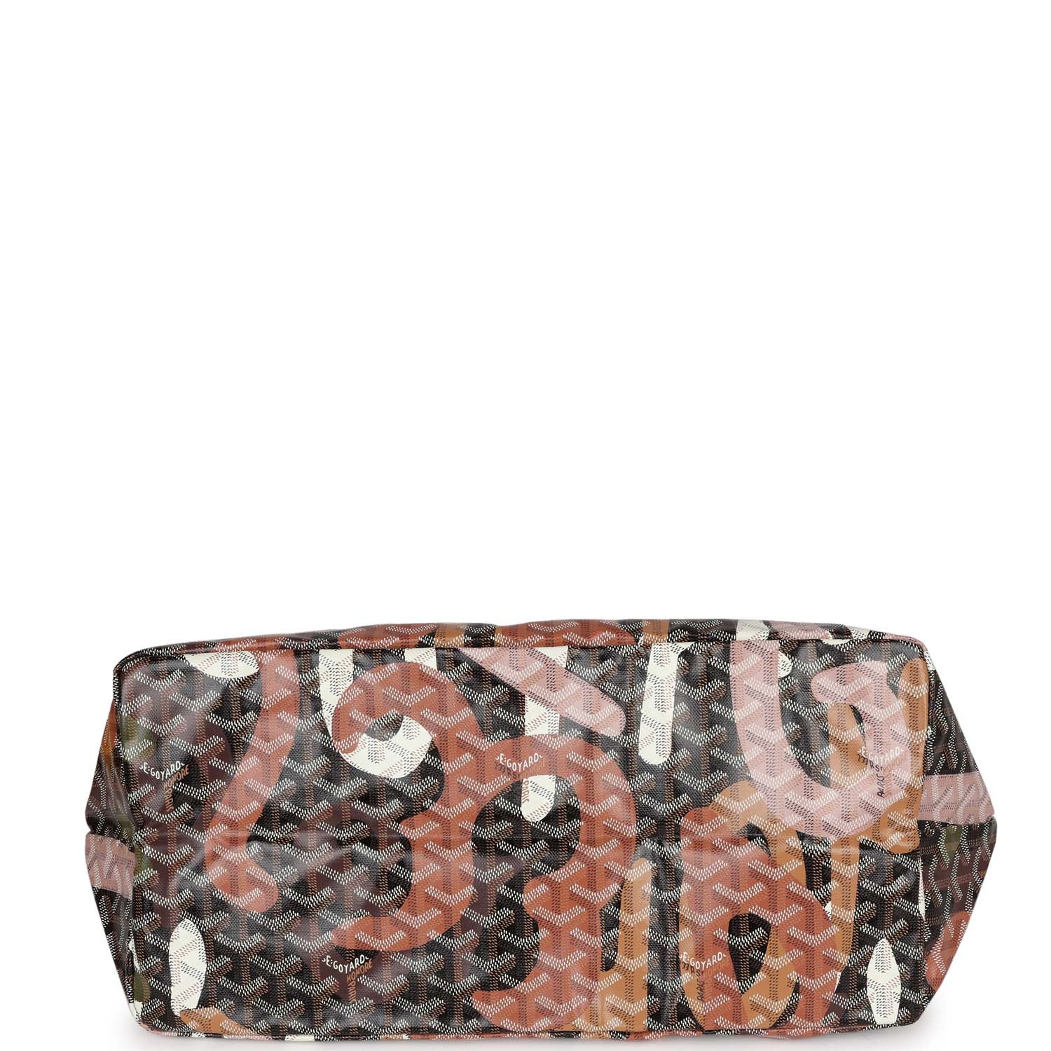 Goyard Limited Edition Black Goyardine Canvas Pink Lettres Camouflage
