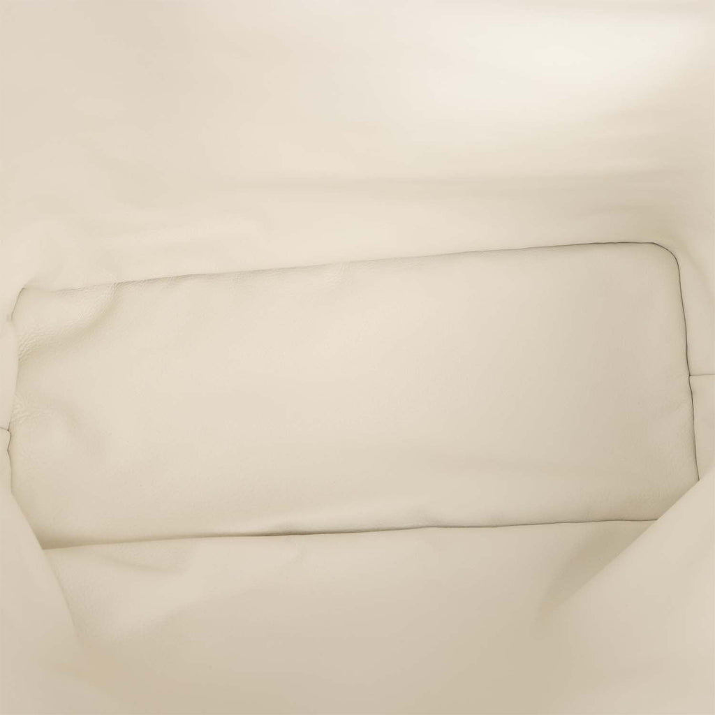 Goyard Goyardine White Anjou PM Reversible Tote Bag Palladium