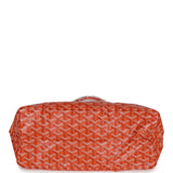 Goyard Goyardine Orange St. Louis PM Tote Bag Palladium Hardware