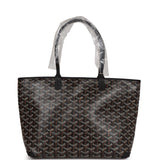 Goyard Goyardine Artois PM Black Tote Bag Palladium Hardware