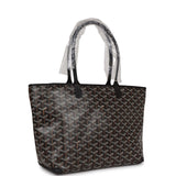 Goyard Goyardine Artois PM Black Tote Bag Palladium Hardware