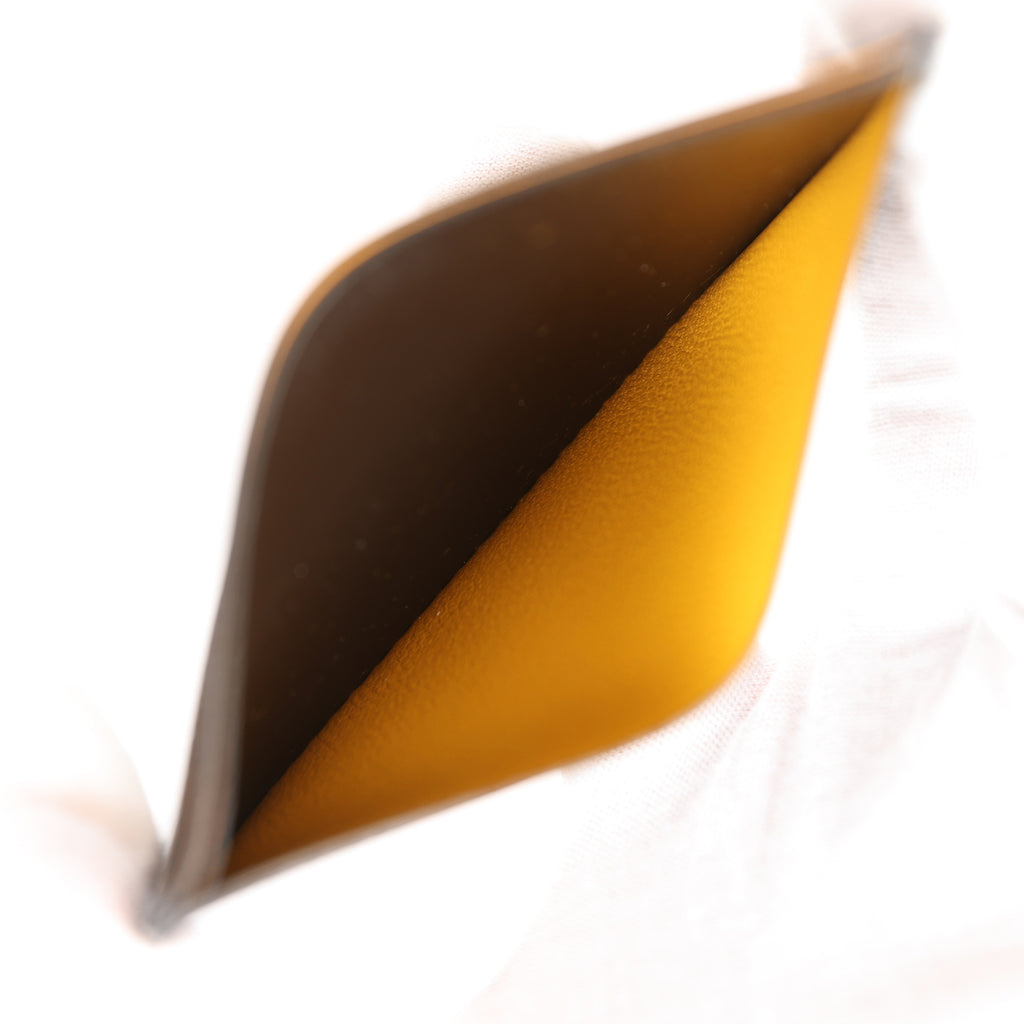 Goyard Saint Sulpice Card Holder Vauzelles Calfskin (Black/Yellow