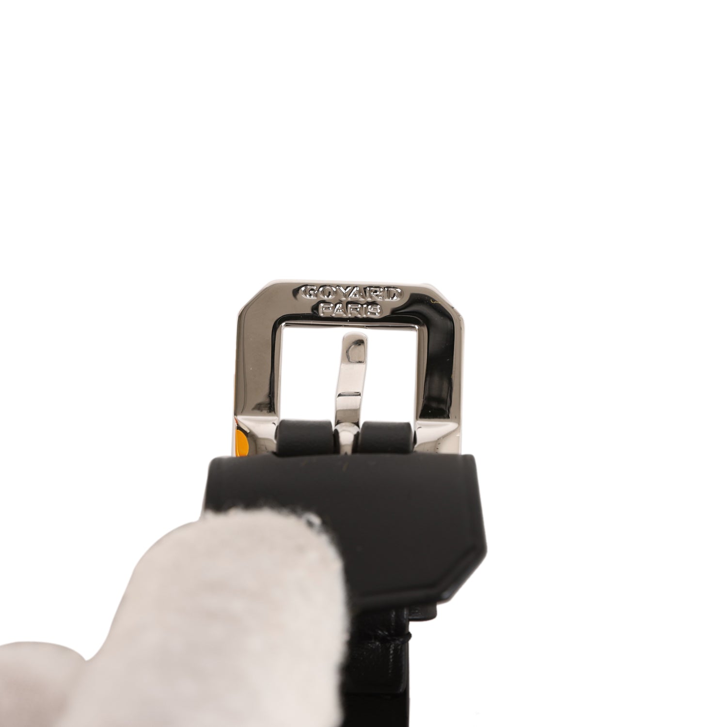 Goyard Double Travel Watch Case Black Goyardine Canvas Palladium Hardw Madison Avenue Couture