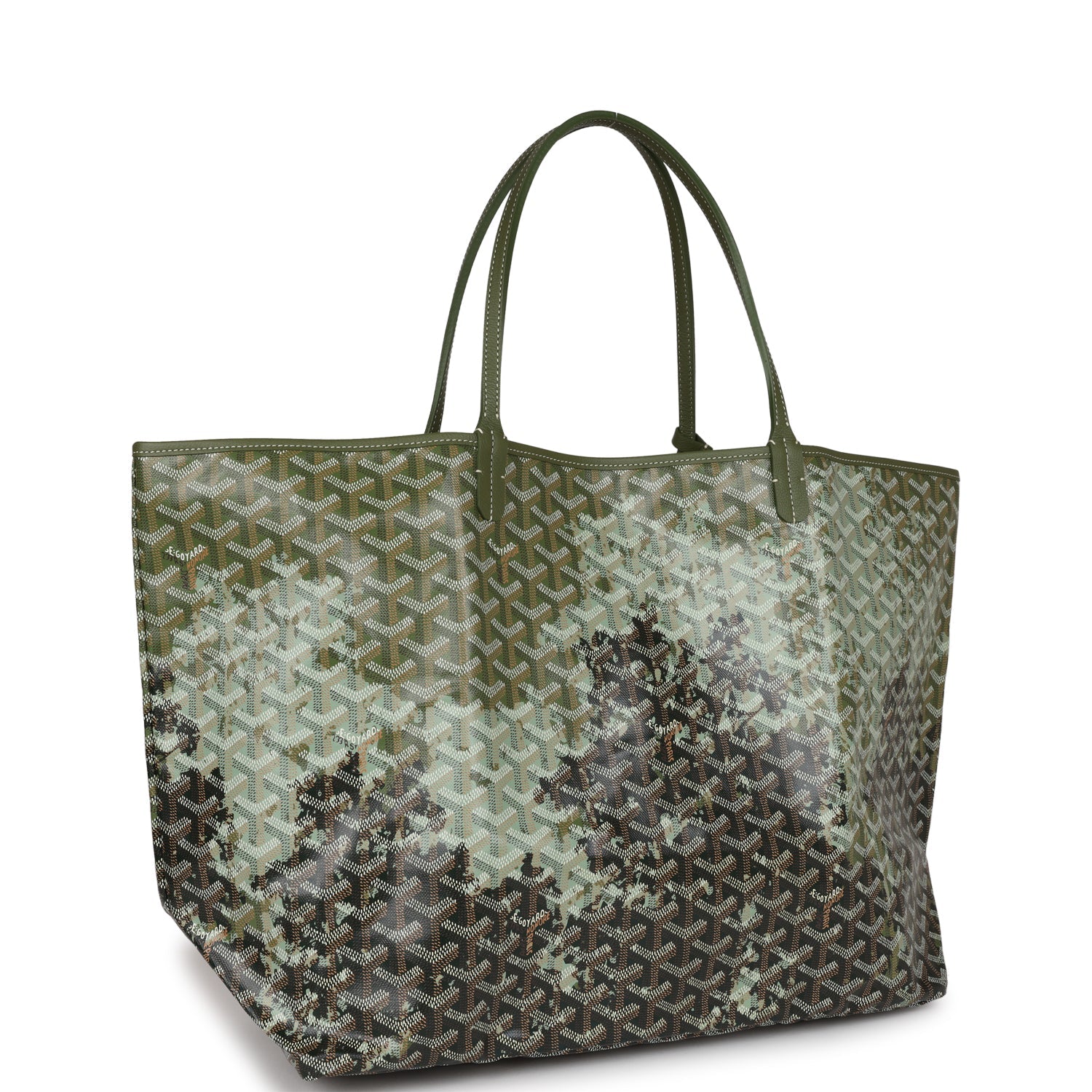 SAINT JEANNE MINI BAG 26 IN GREEN GOYARDINE CANVAS AND CALFSKIN