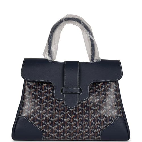 Goyard Rouette Structure Mini Bag Blue Goyardine Palladium Hardware –  Madison Avenue Couture