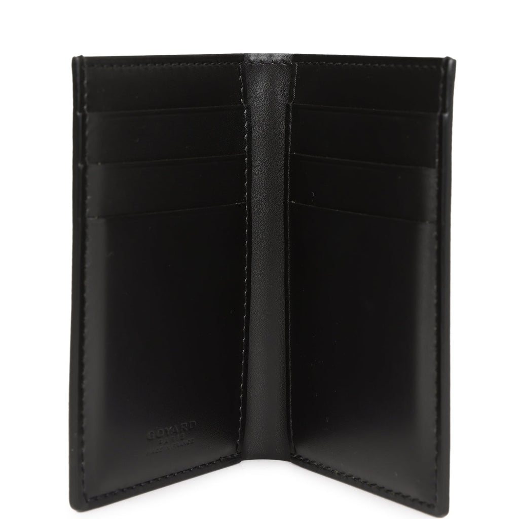 Goyard Matignon Wallet GM Black/Natural in Canvas/Calfskin with