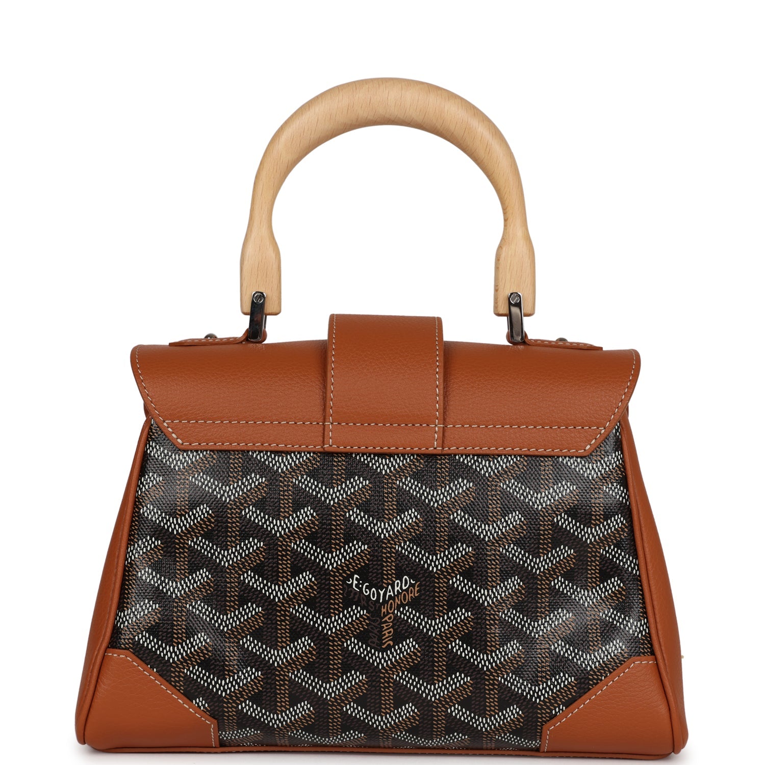 SAIGON SOUPLE MINI BAG BLACK AND TAN CANVAS main image 1