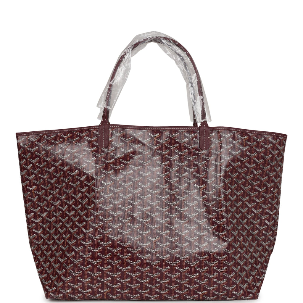 Goyard Goyardine Burgundy St. Louis GM Tote Bag Silver Hardware – Madison  Avenue Couture
