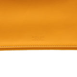 Goyard Sainte Marie GM Foldable Clutch Yellow Goyardine Canvas & Chevroches Calfskin Palladium Hardware