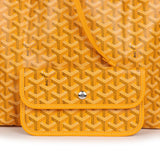 Goyard Goyardine Yellow St. Louis PM Tote Bag Palladium Hardware