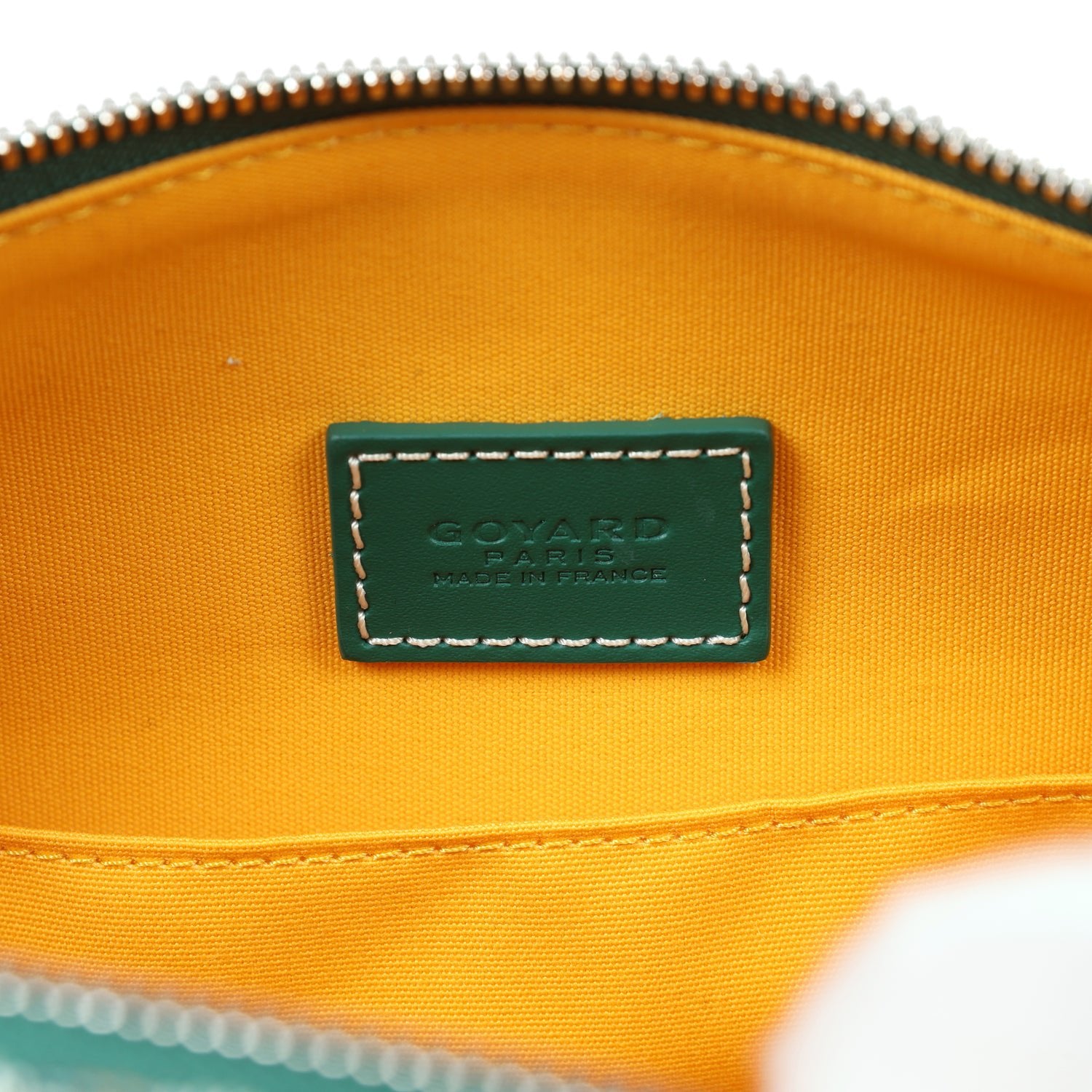 Goyard Goyardine Green Boeing Toiletry 25 Bag Palladium Hardware Madison Avenue Couture