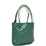 Goyard Goyardine Anjou Green Mini Bag Palladium Hardware