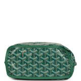 Goyard Goyardine Anjou Green Mini Bag Palladium Hardware