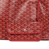 Goyard Goyardine Red St. Louis GM Tote Bag Palladium Hardware