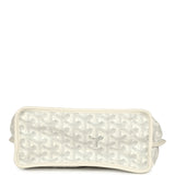 Goyard Goyardine Anjou White Mini Bag Palladium Hardware