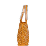 Goyard Goyardine Yellow Anjou Mini Bag Palladium Hardware - Thumbnail View 4