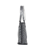 Goyard Goyardine Grey Anjou Mini Reversible Tote Bag Palladium Hardware