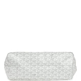 Goyard Goyardine White Boheme Hobo Bag Palladium Hardware