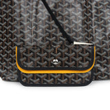 Goyard Goyardine Black St. Louis PM Tote Bag Palladium Hardware