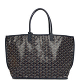 Goyard Anjou PM Navy Goyardine Canvas Palladium Hardware - Thumbnail View 1