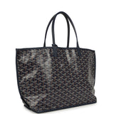 Goyard Anjou PM Navy Goyardine Canvas Palladium Hardware - Thumbnail View 2