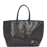 Goyard Anjou PM Navy Goyardine Canvas Palladium Hardware - Thumbnail View 4