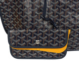 Goyard Anjou PM Navy Goyardine Canvas Palladium Hardware - Thumbnail View 7
