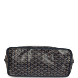 Goyard Anjou PM Navy Goyardine Canvas Palladium Hardware - Thumbnail View 6