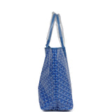 Goyard Goyardine Blue St. Louis PM Tote Bag Palladium Hardware