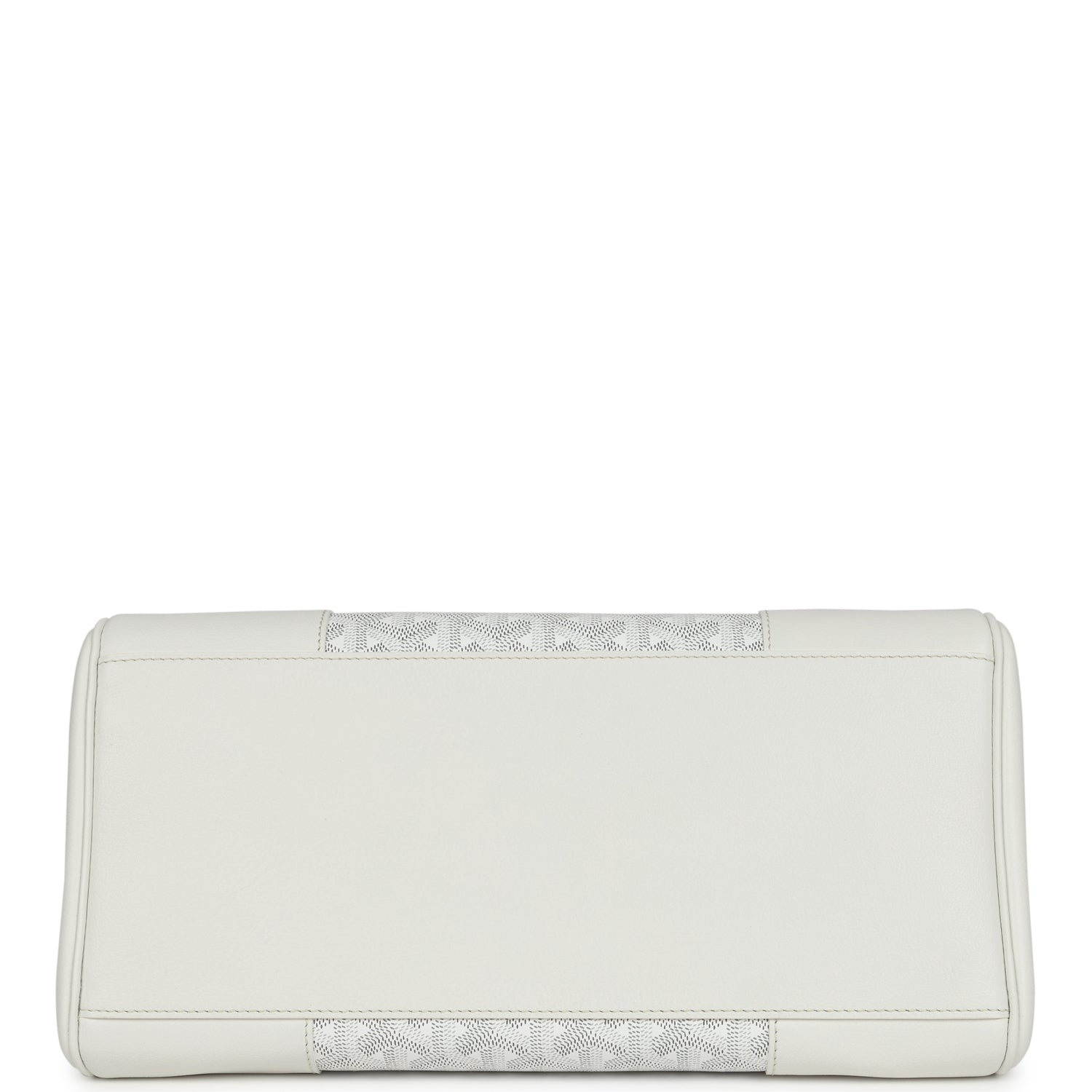GOYA 26S BOEING 25MM IN CREAM WHITE GOYARDINE CANVAS AND CALFSKIN